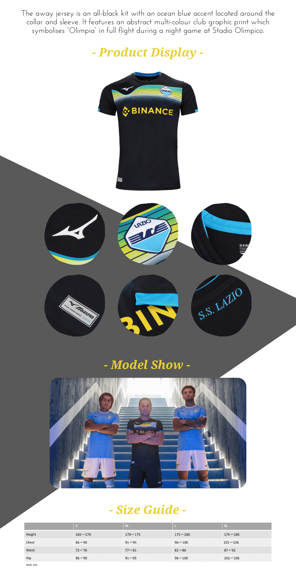 SS LAZIO AWAY JERSEY 22/23 MEN